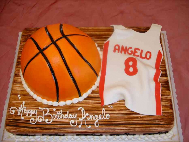 Basketball Themed Birthday Cakes Basketball Themed Birthday Cakes