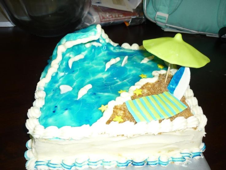 Beach Scene Cake