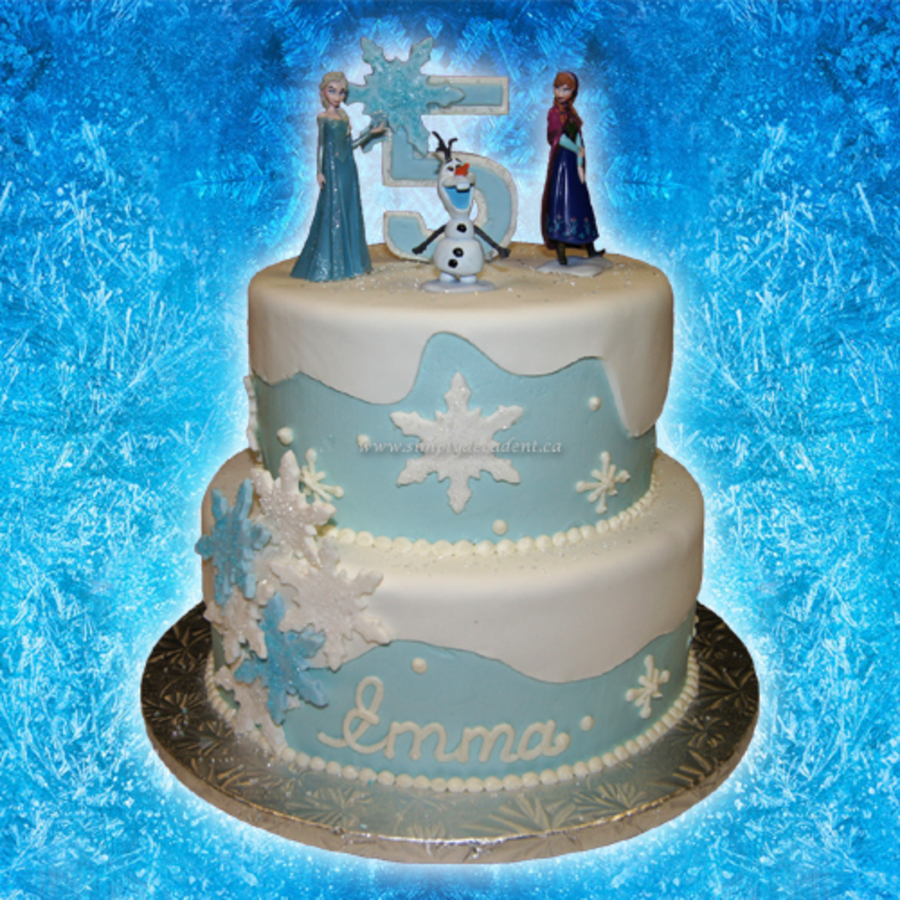 Birthday Cake Anna and Elsa Frozen