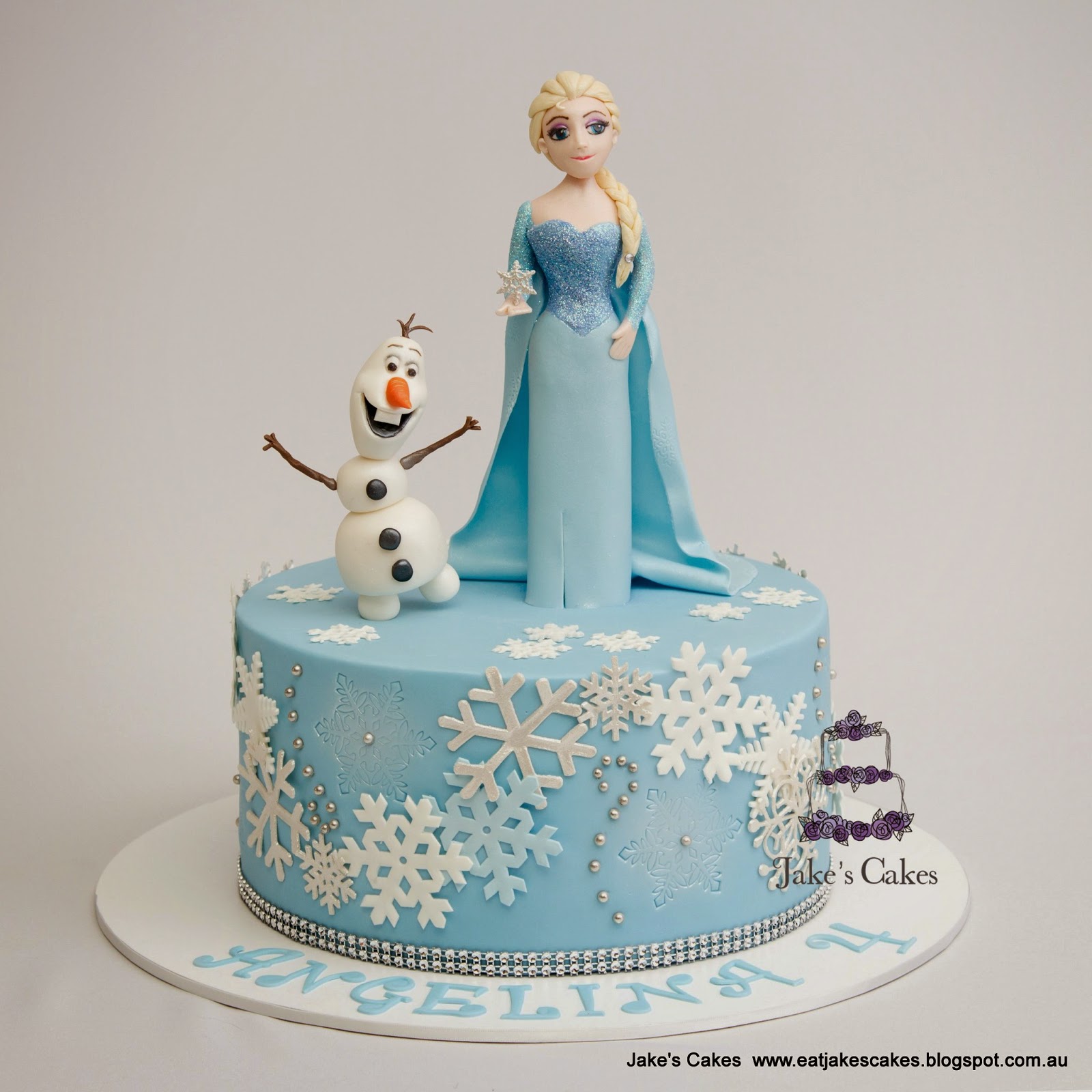 11 Photos of Elsa And Olaf Cakes