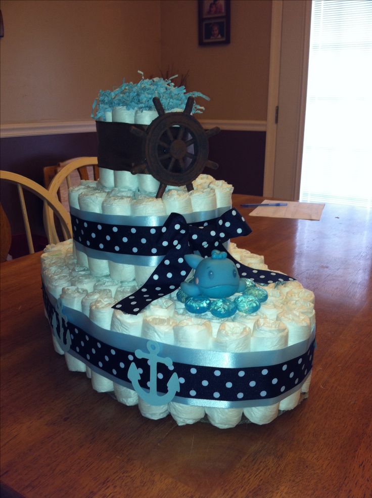 Boat Diaper Cake Boat Diaper Cake