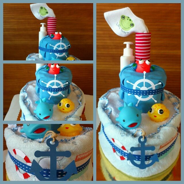 Boat Diaper Cake Boat Diaper Cake