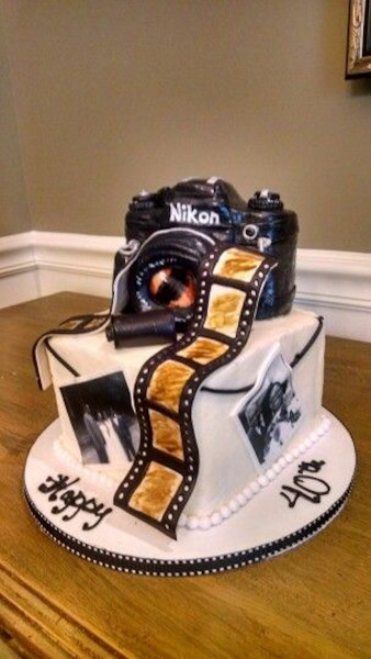 Camera Birthday Cake