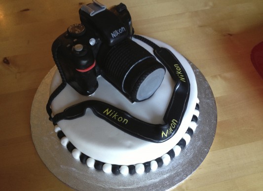 Camera Birthday Cake