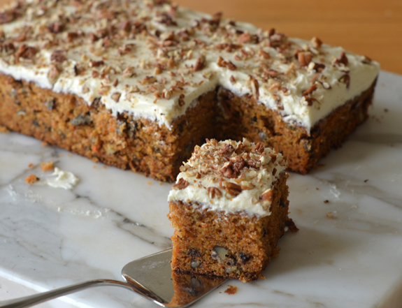 Carrot Sheet Cake with Cream Cheese Frosting