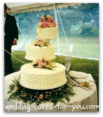 Cascading Wedding Cake Stands