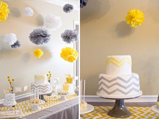 Chevron Baby Shower Cake Chevron Baby Shower Cake