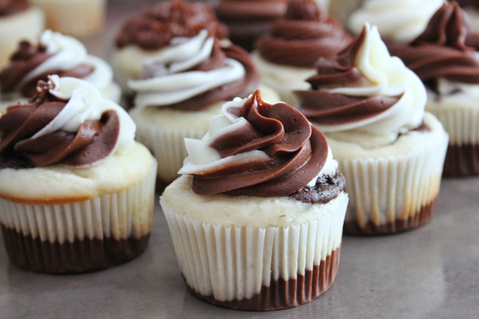 Chocolate and Vanilla Cupcake Recipes