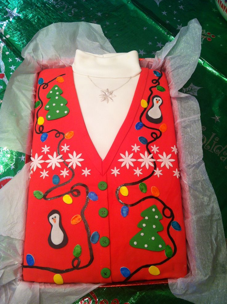 12 Photos of Cakes Christmas Sweater