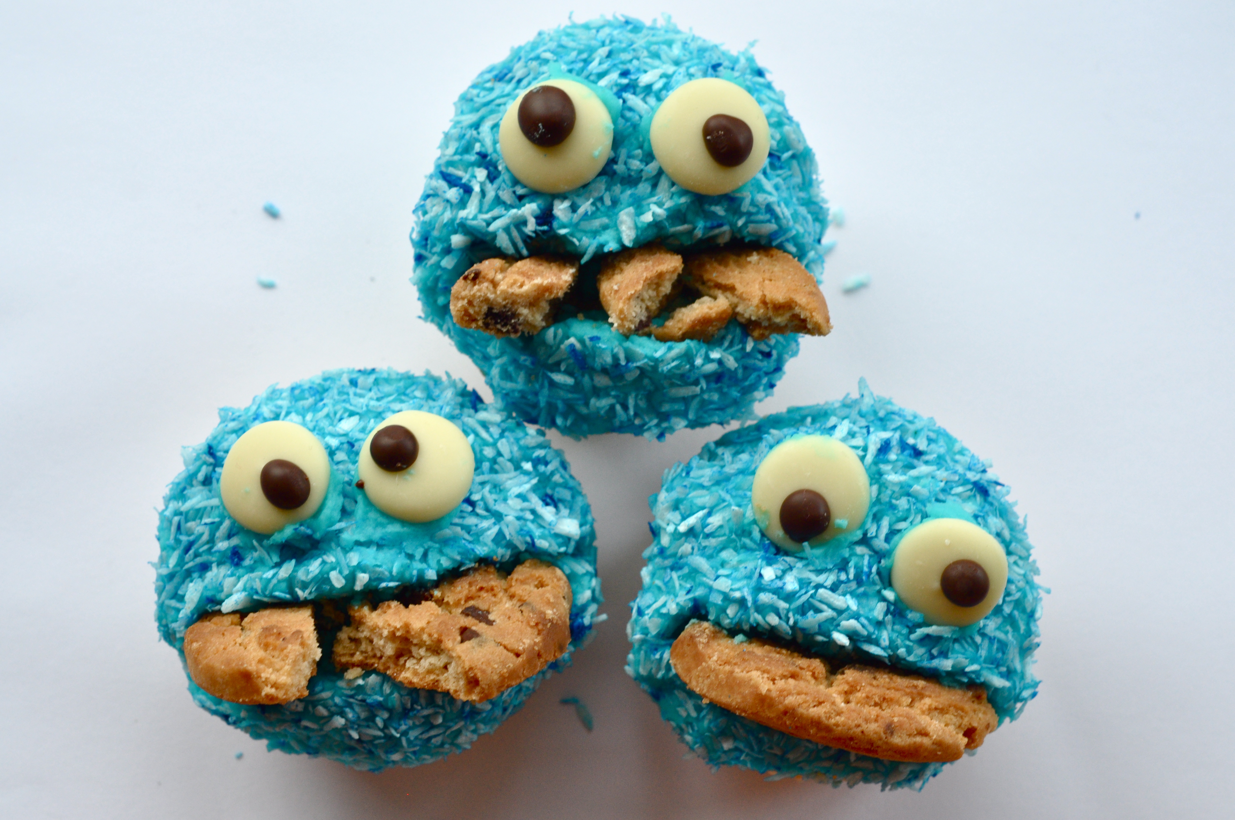 Cookie Monster Cupcakes