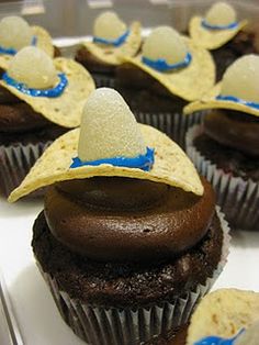 Cowboy-Themed Cupcakes