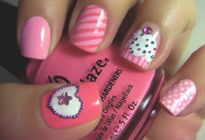 Cupcake Nail Designs