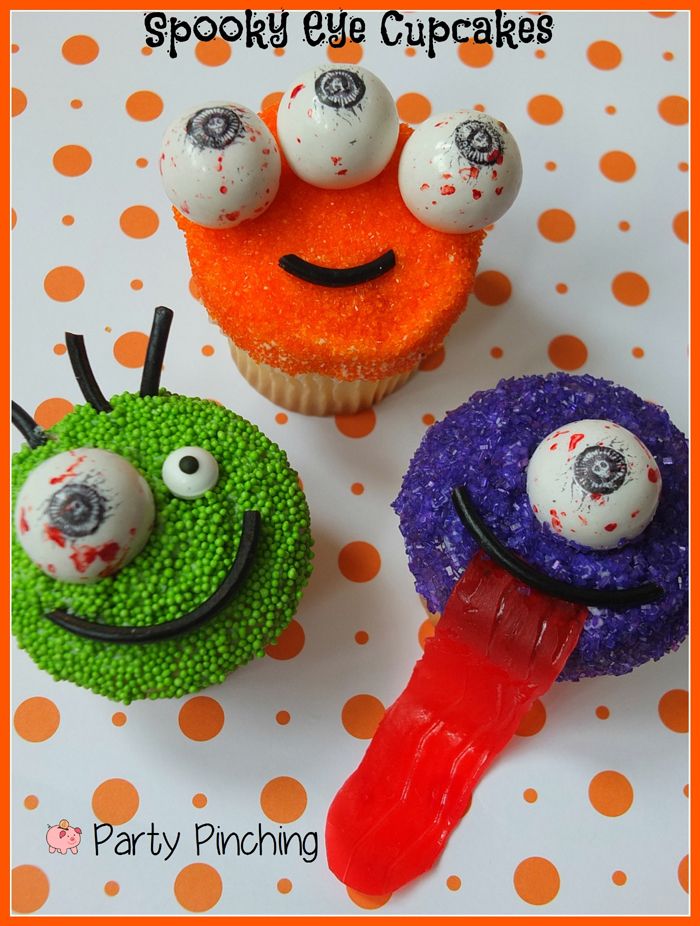 Cute Halloween Monster Cupcakes Cute Halloween Monster Cupcakes