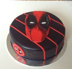 Deadpool Birthday Cake