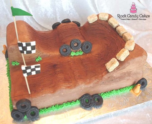 Dirt Bike Track Cake Ideas