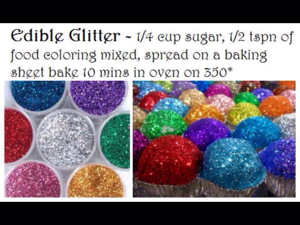 DIY Edible Glitter