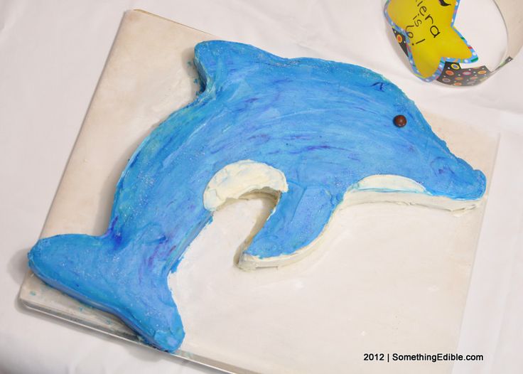 Dolphin Birthday Cake Template