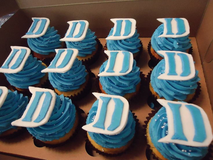 Duke Blue Devils Cupcake Toppers