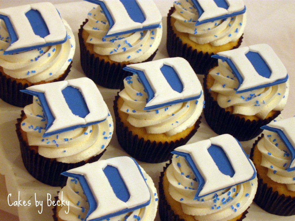 Duke Blue Devils Cupcakes