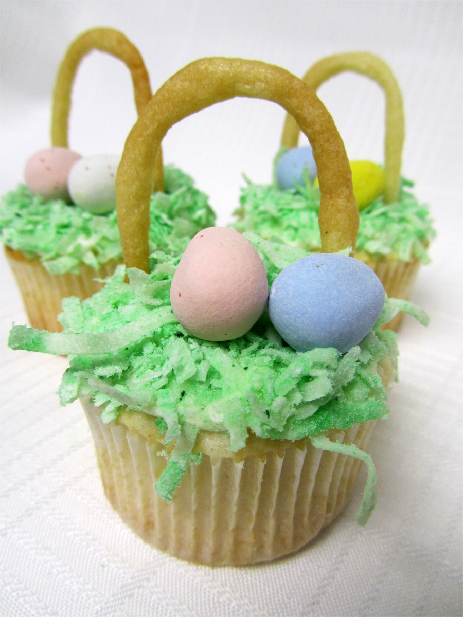 Easter Basket Cupcakes