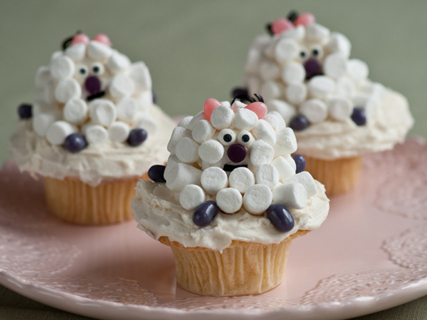Easter Lamb Cupcakes Recipe