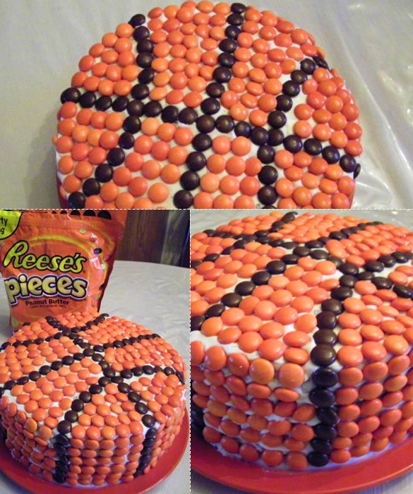 Easy Basketball Cake