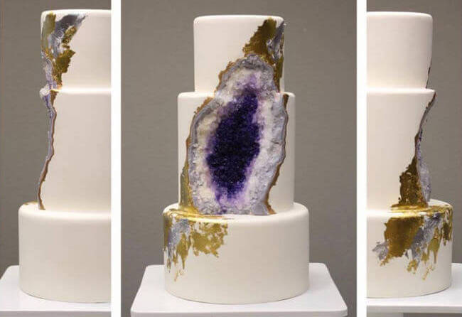 Edible Crystals for Wedding Cakes