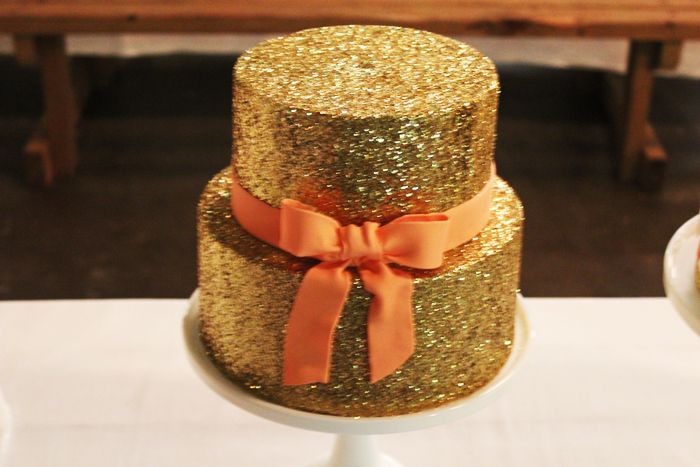 Edible Glitter Cake