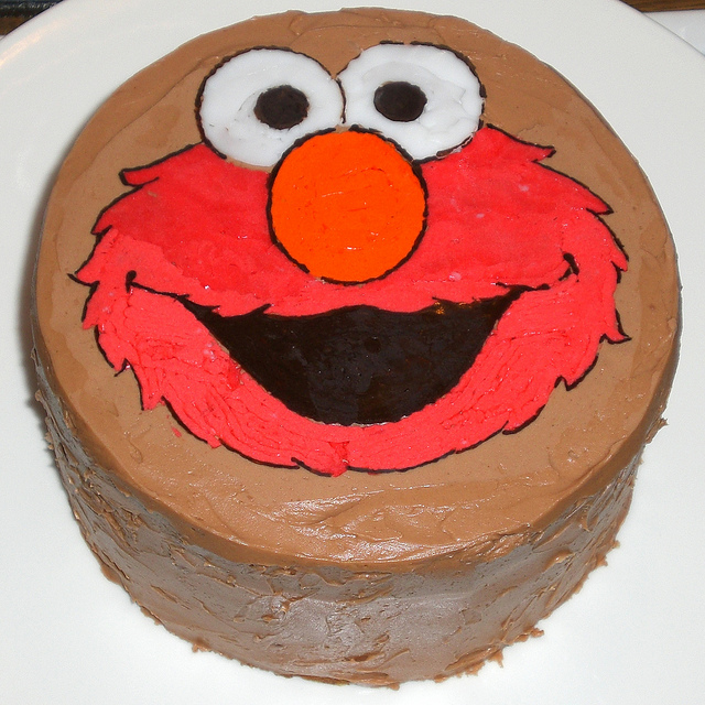 Elmo Birthday Cake