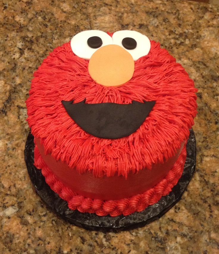 Elmo Birthday Cake