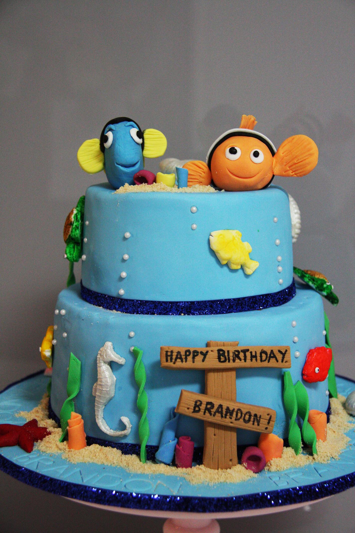 10 Photos of Finding Nemo Cakes In Fondant 10 Photos of Finding Nemo Cakes In Fondant