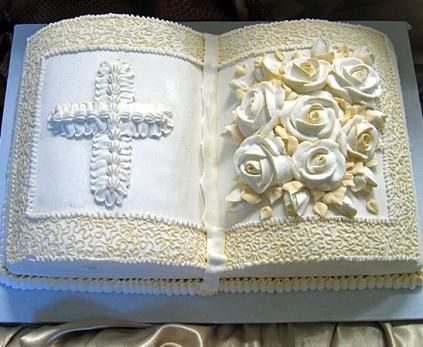 First Communion Bible Cake