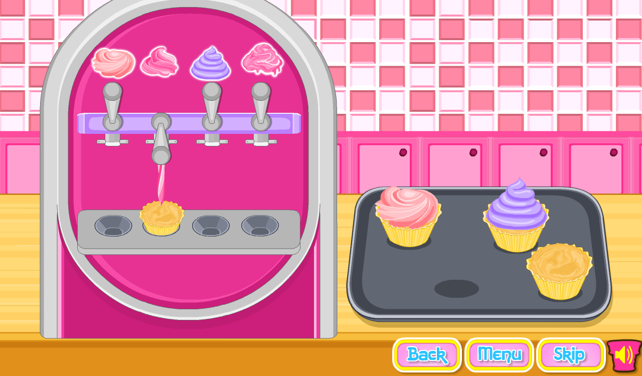 Game Cooking Ice Cream Cone Cupcake