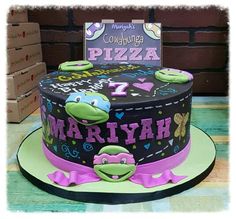 Girl Ninja Turtle Cake