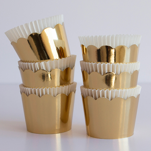 Gold Crown Baking Cups