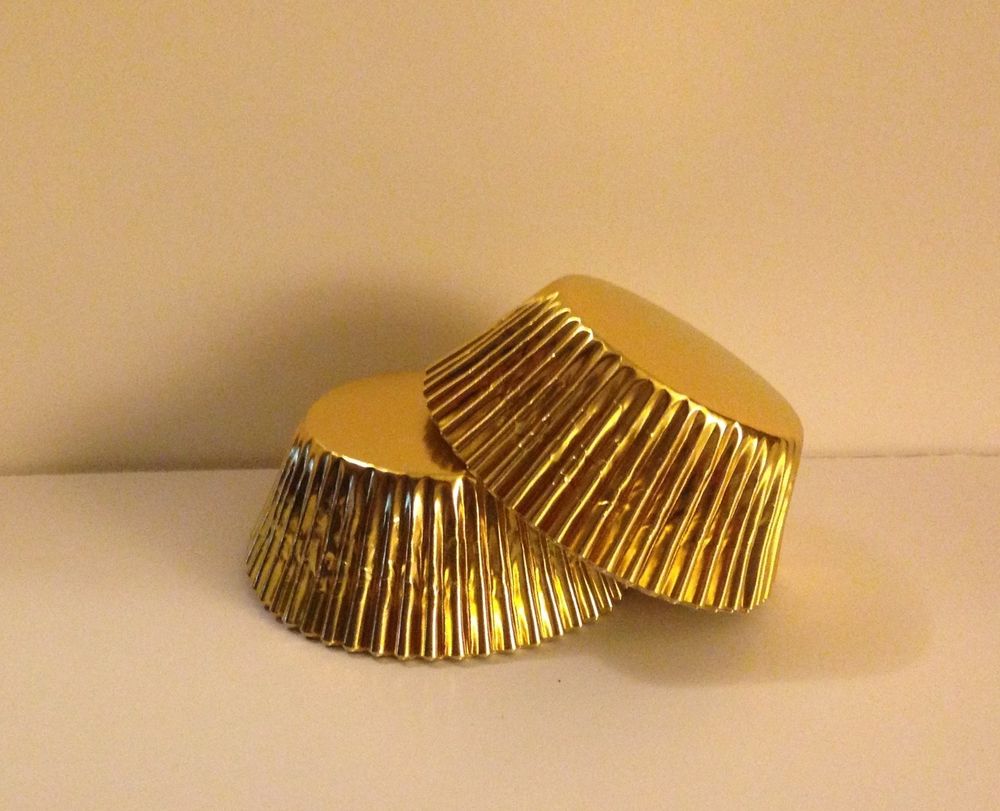 Gold Foil Cupcake Liners