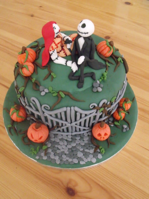 Halloween Nightmare Before Christmas Cake