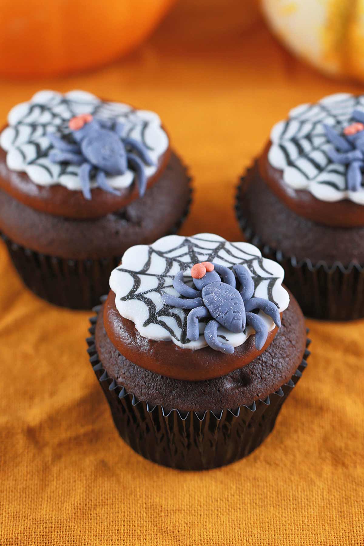 Halloween Spider Cupcakes