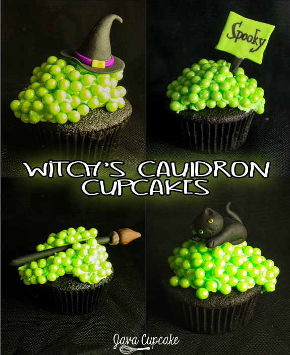 Halloween Witches Cauldron Cupcakes Halloween Witches Cauldron Cupcakes