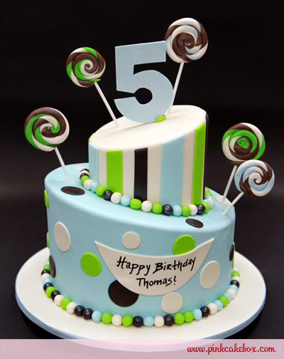 Happy 5th Birthday Cake