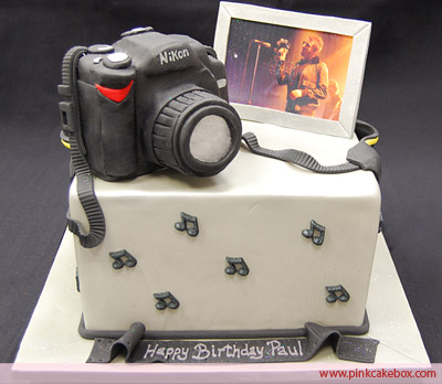 Happy Birthday Camera Cake