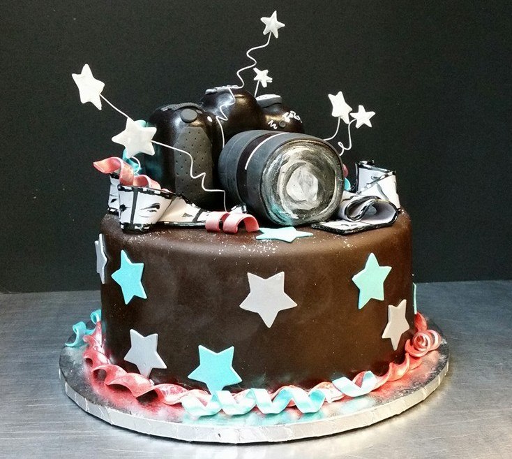 Happy Birthday Camera Cake