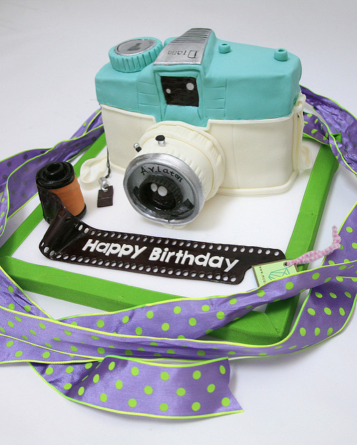 Happy Birthday Camera Cake