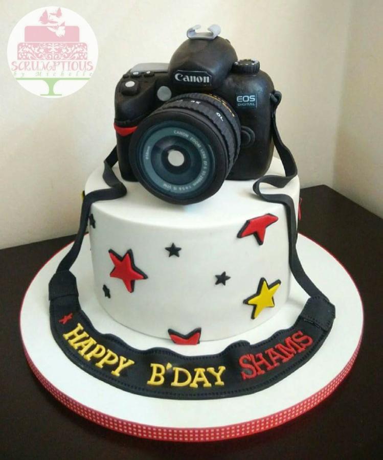 Happy Birthday Camera Cake