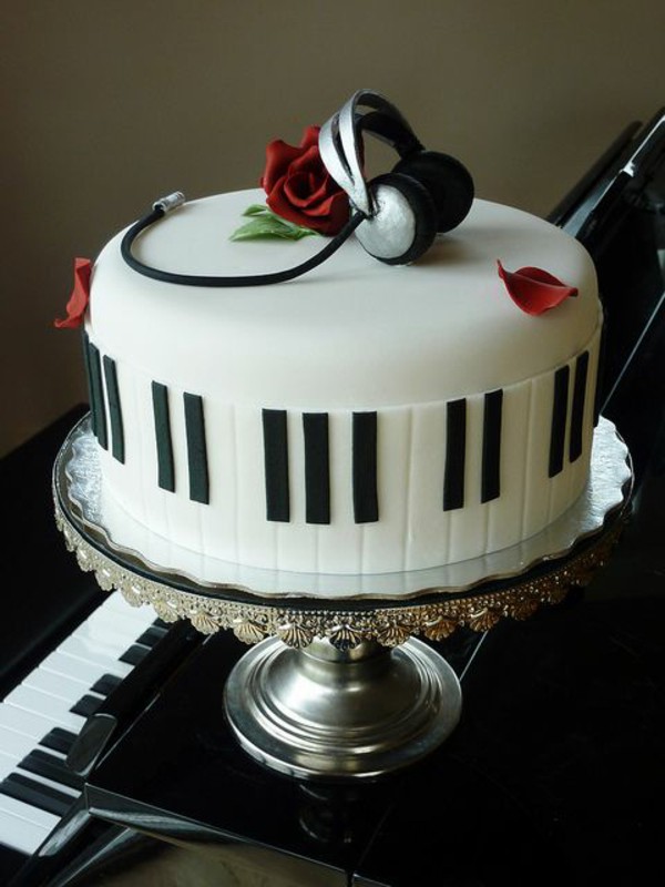 Happy Birthday Keyboard Cake