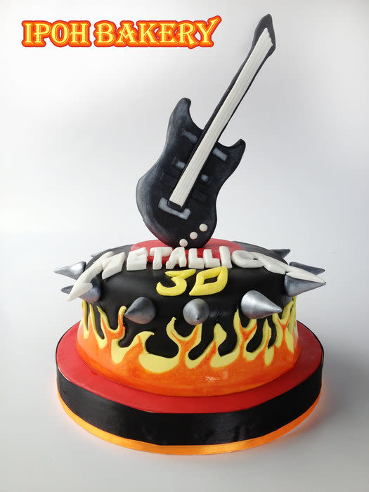 Happy Birthday Metallica Cake