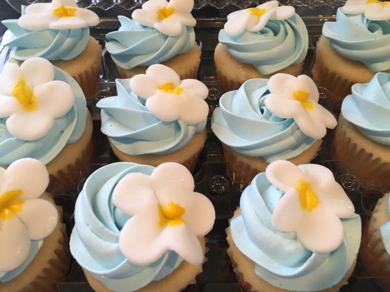 Hawaiian Luau Themed Cupcakes