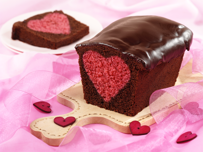Heart Inside Cake Surprise Heart Inside Cake Surprise