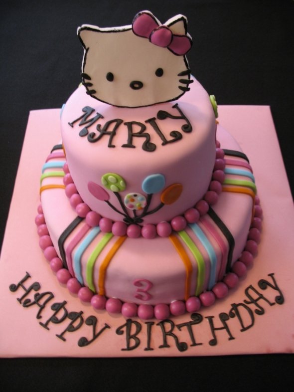 Hello Kitty Birthday Cake