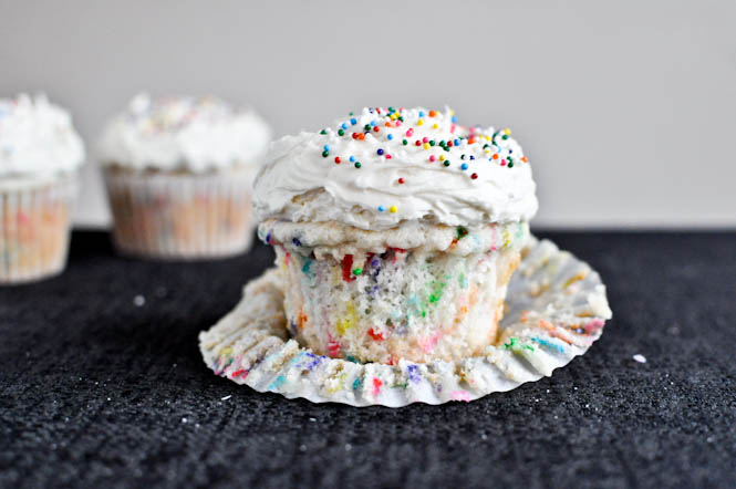 Homemade Funfetti Cupcakes